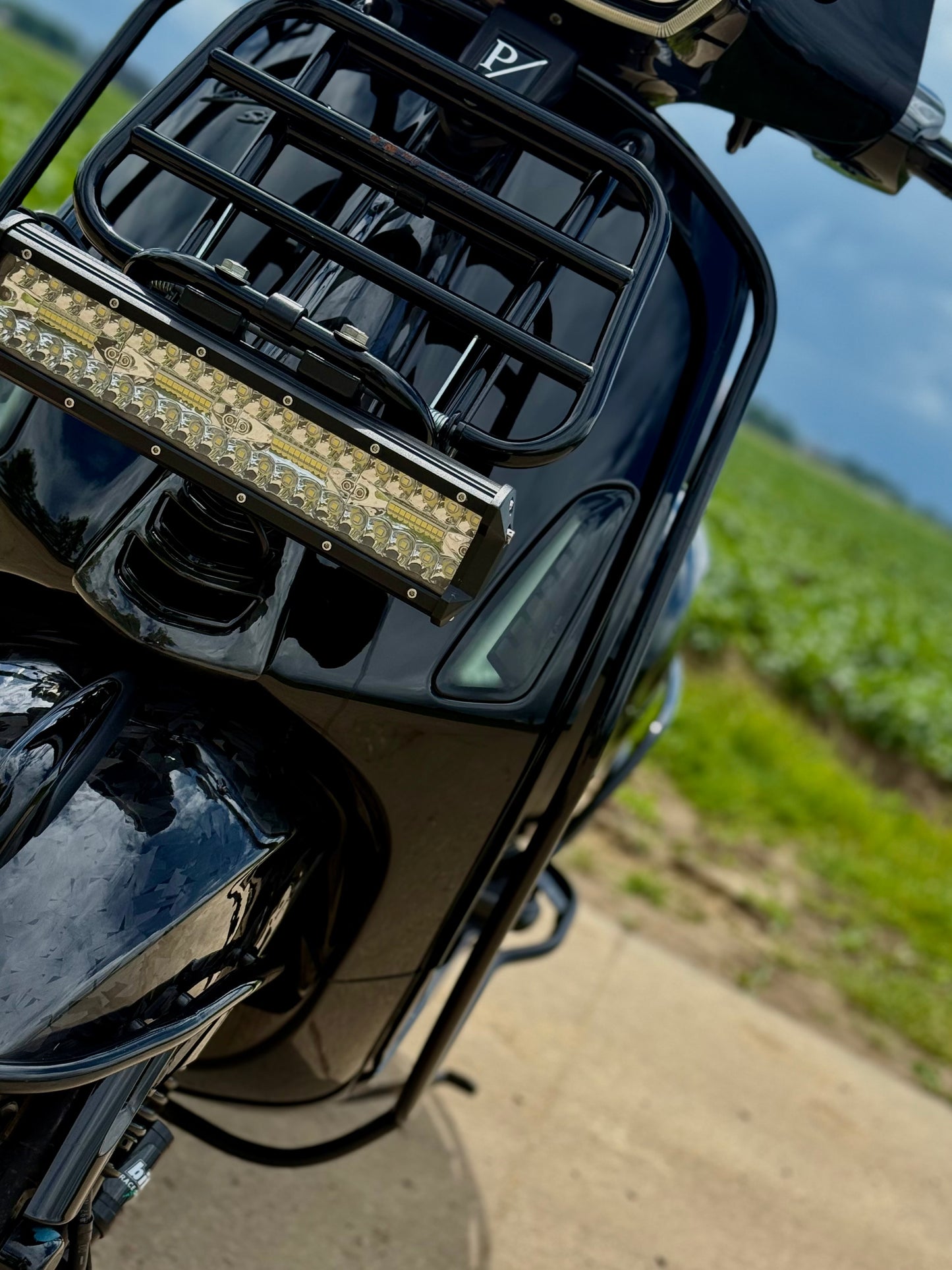 Vespa Sprint E5 2023 custom Nero lucido