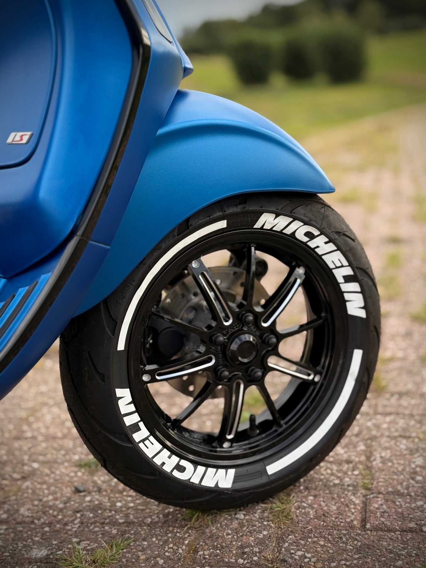 Vespa Sprint E5 2021 custom vivace blue