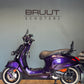 Vespa Sprint E4 2020 custom Bruut purple