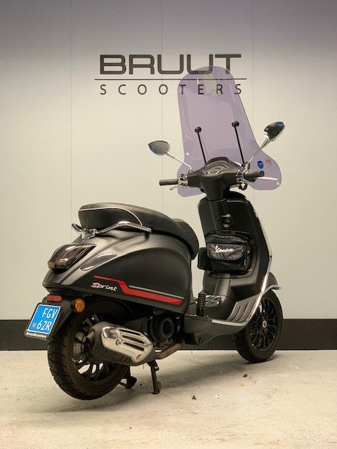 Vespa sprint S E5 2021 mat zwart